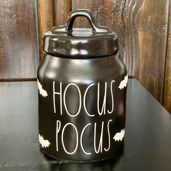 Rae Dunn Holiday Rae Dunn Hocus Pocus With Bats Halloween Canister